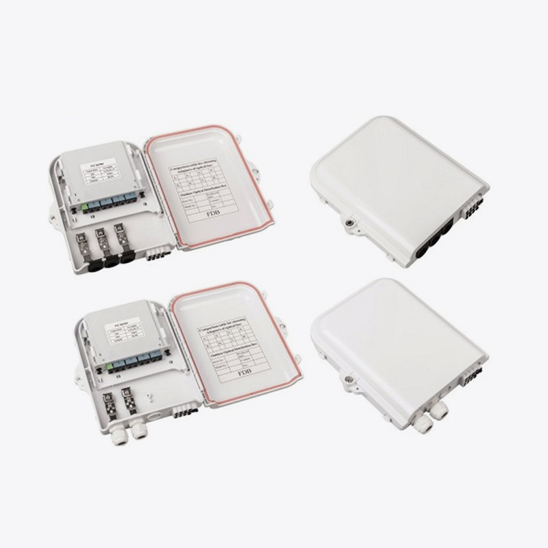 Caja de distribución de fibra óptica de 8 núcleos T7-203B-PLC