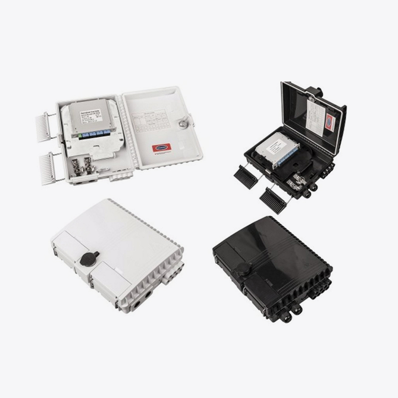 Caja de distribución de fibra óptica de 8 núcleos T7-205B-PLC