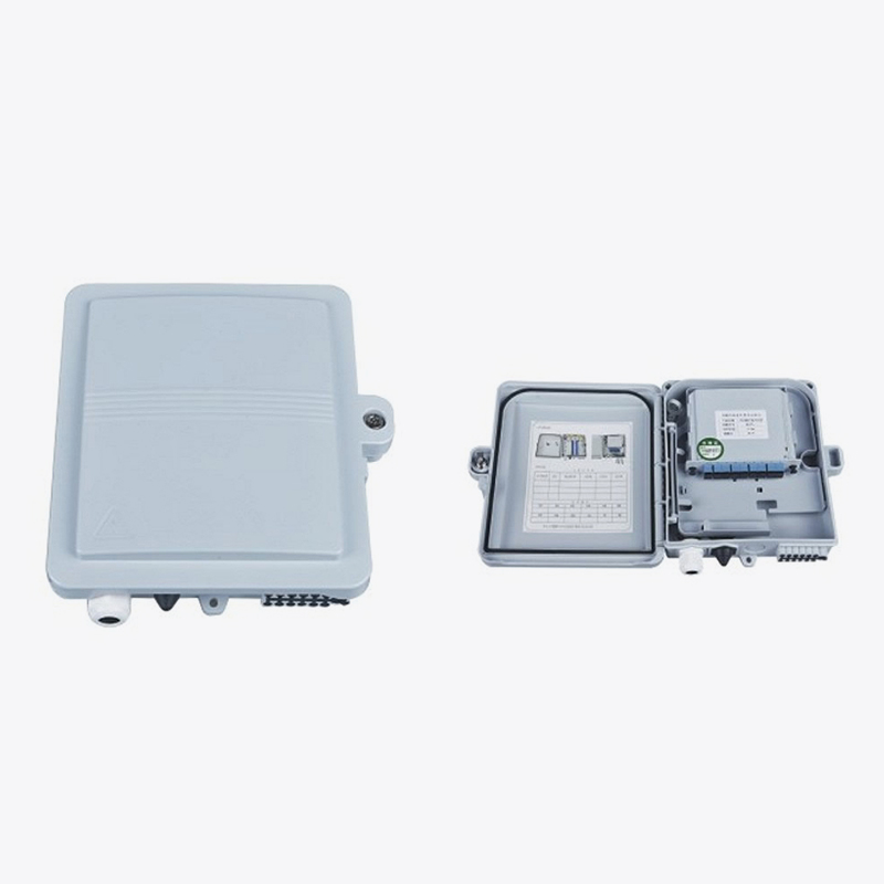 Caja de distribución de fibra óptica de 8 núcleos T7-210B-PLC