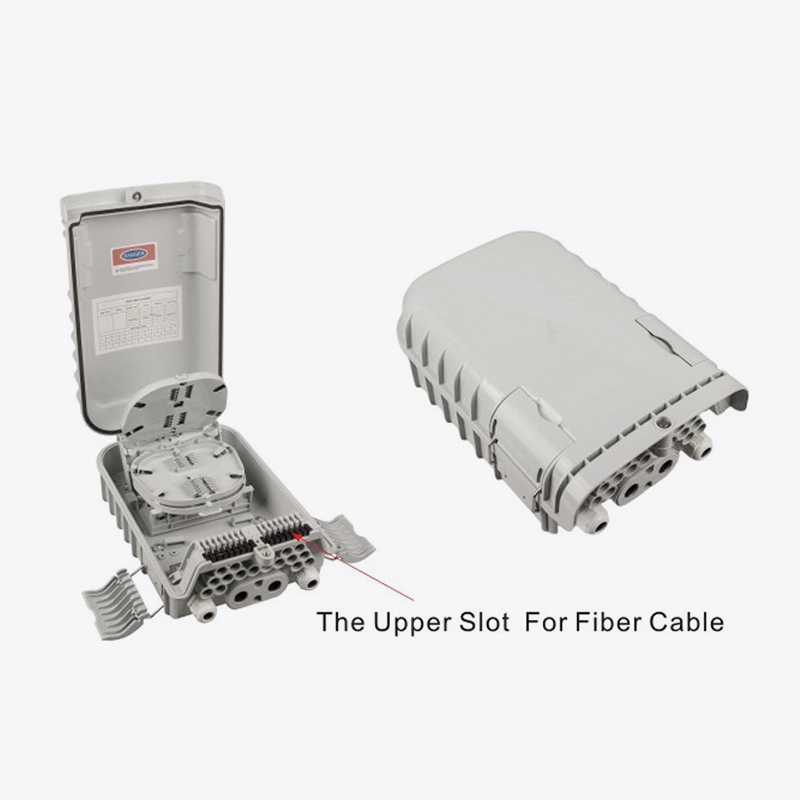 Caja de distribución de fibra óptica de 16 núcleos T7-217B-SC