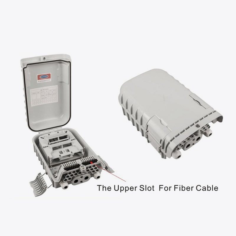 Caja de distribución de fibra óptica de 16 núcleos T7-217C-SC